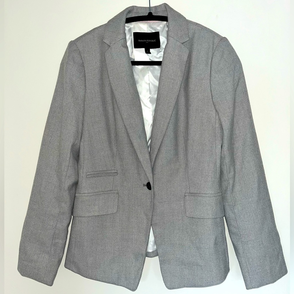 Banana Republic One Button Blazer Banana Republic One Button Blazer
